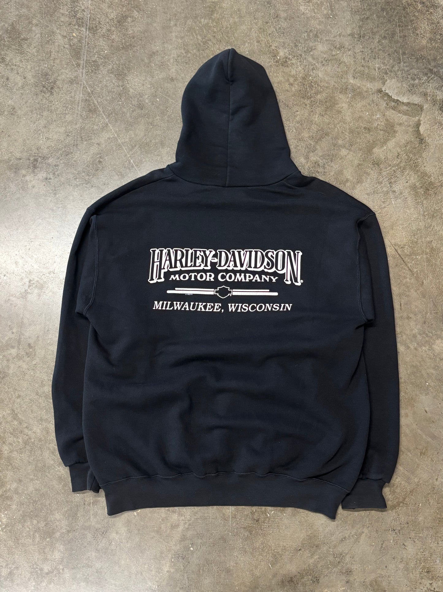 Vintage Harley Davidson Feel the heat hoodie size XL