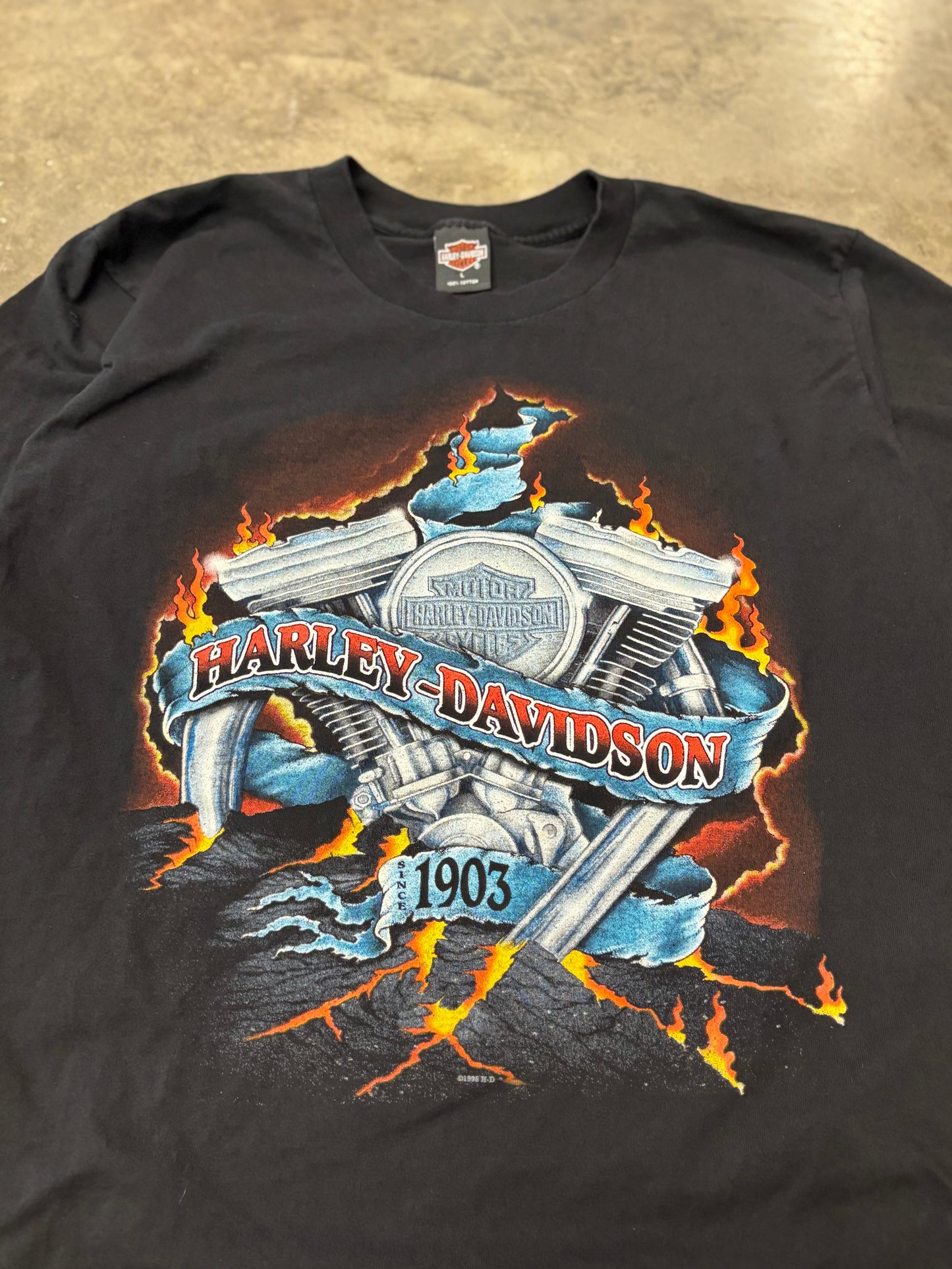 Vintage Harley Davidson magma shirt size large