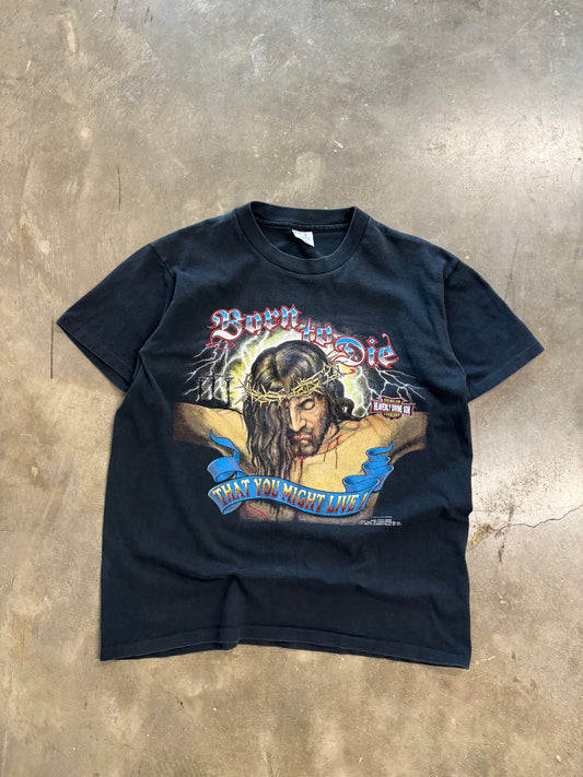 Vintage Living Epistles Born to Die shirt size large