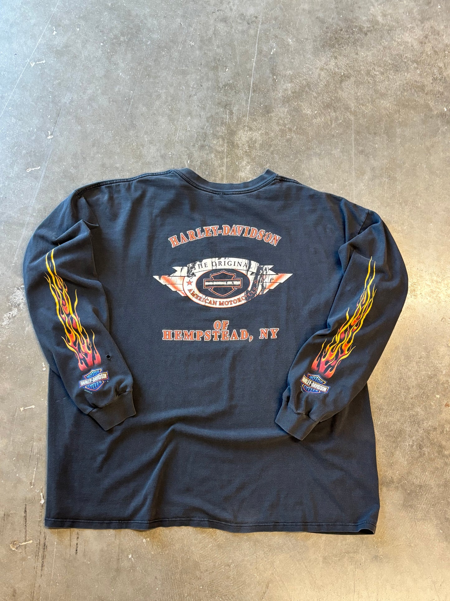 Vintage Harley Davidson Eagle long sleeve size xxl