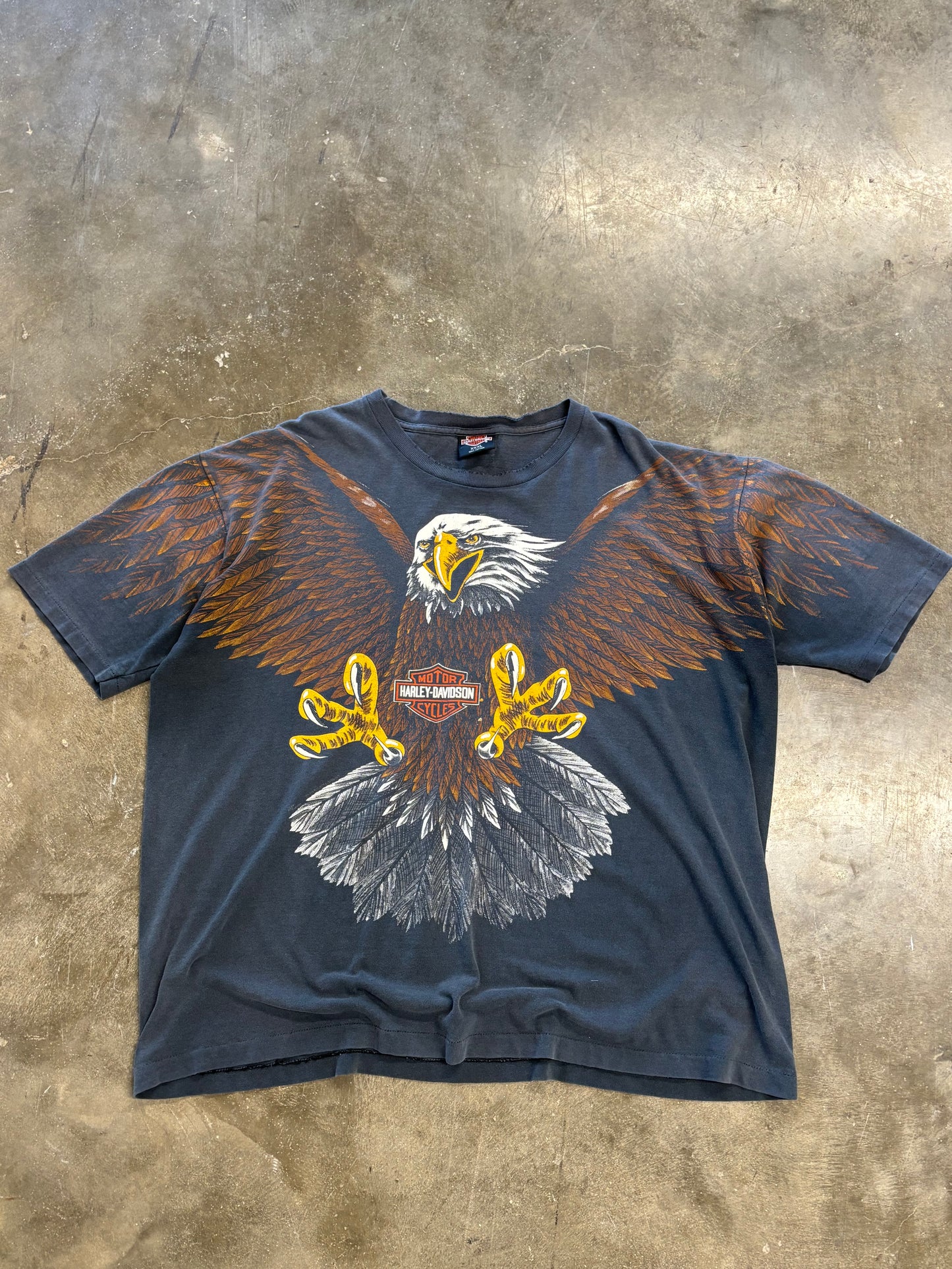 Vintage Harley Davidson Flying Eagle aop size xxxl