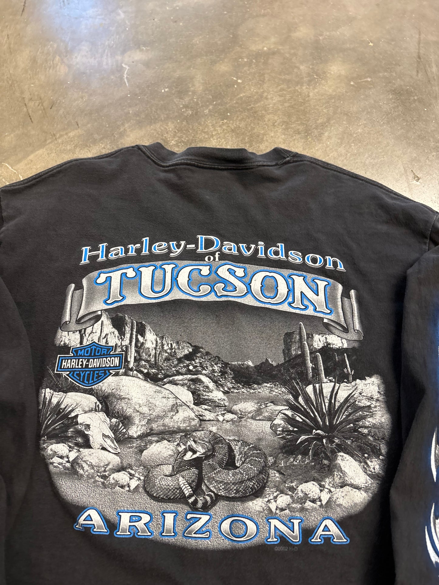 Vintage Harley Davidson blade long sleeve size large