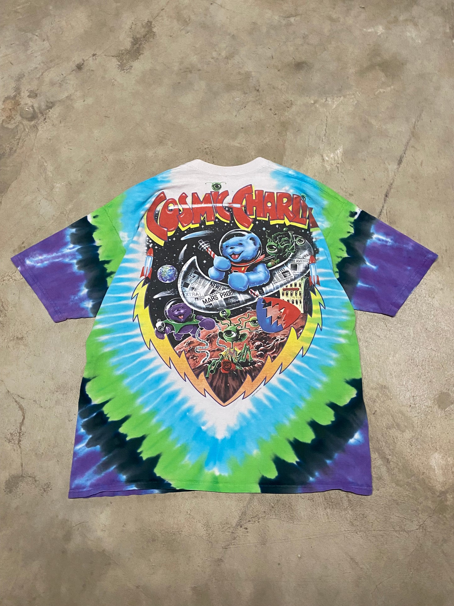 Vintage Grateful Dead Cosmic Charlie Band shirt Size XL