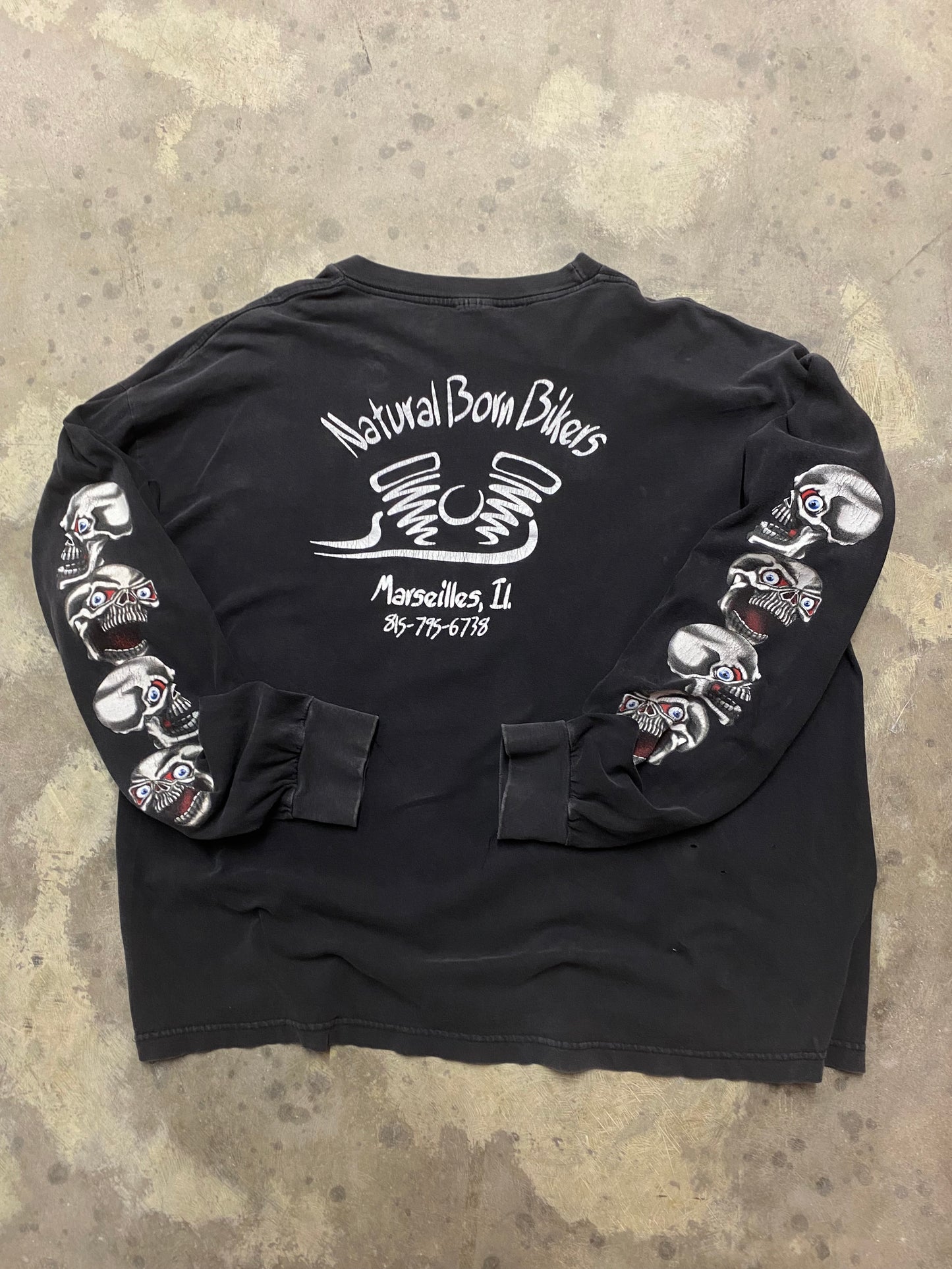 Vintage SkullPile Long sleeve size Extra large shirt