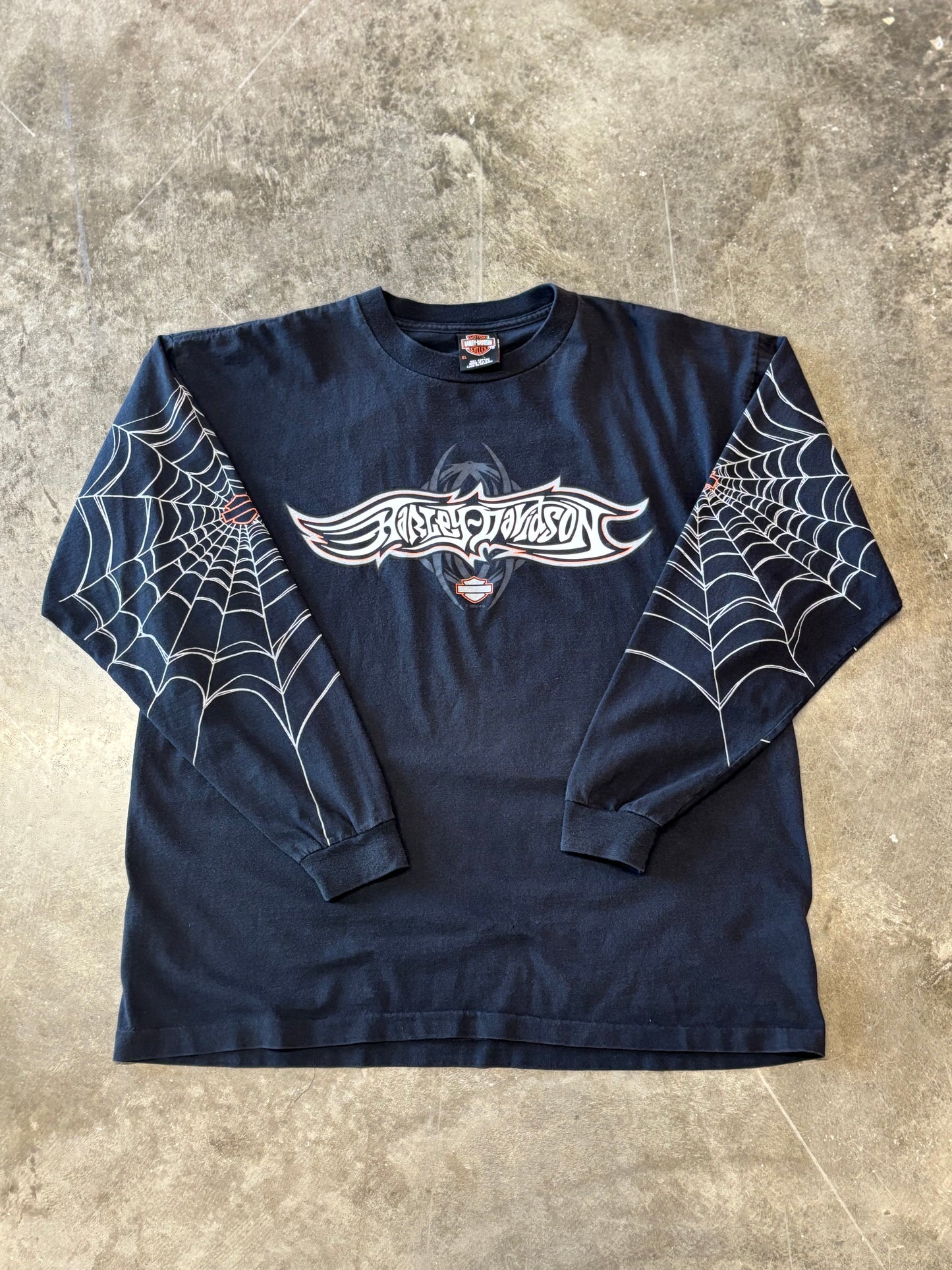 Vintage Harley Davidson spiderweb size xl