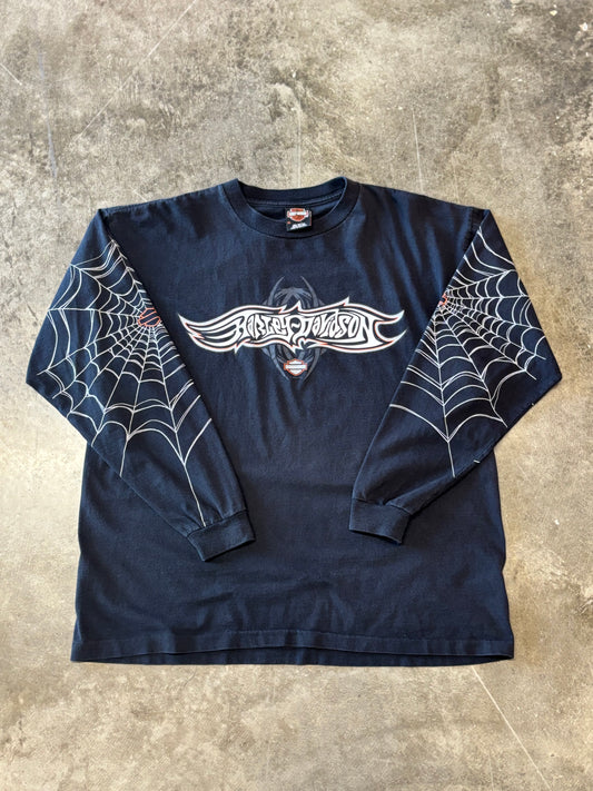 Vintage Harley Davidson spiderweb size xl