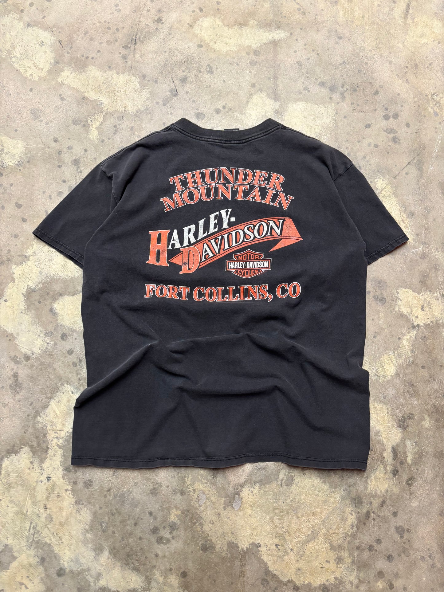 Vintage Harley Davidson Flaming Eagle shirt size extra large