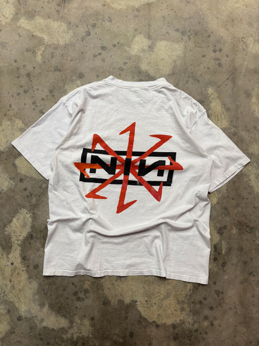 Vintage Nine Inch Nails Devil Monkey shirt size xl no
