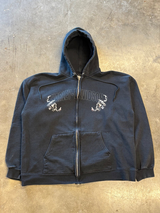 Vintage Harley Davidson claw hand hoodie size large