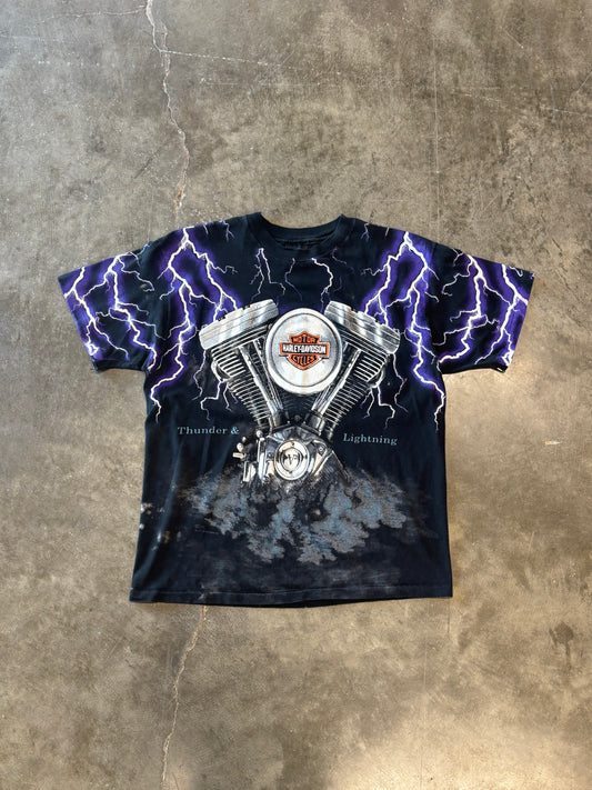 Vintage Harley Davidson purple Lightning