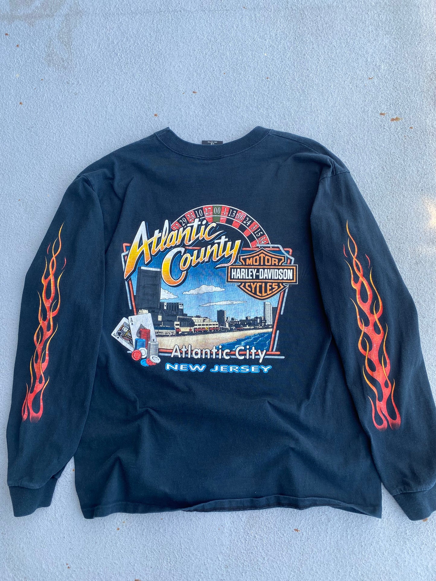 Vintage Harley Davidson Feel the Heat size large long sleeve