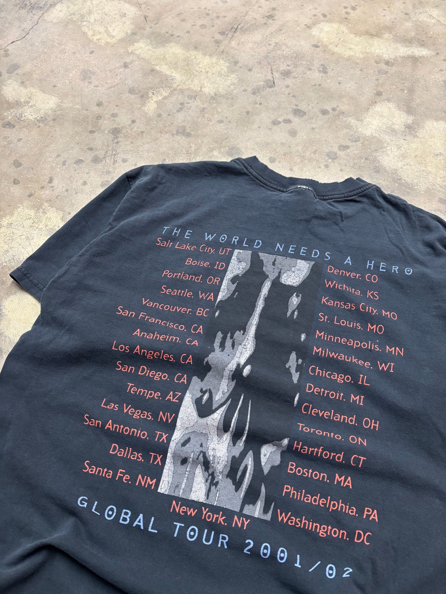 Vintage Megadeth Global Tour shirt size large