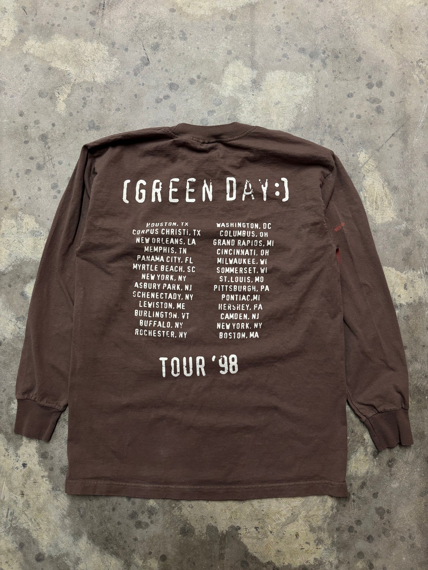 Vintage Green Day Nimrod long sleeve shirt size large