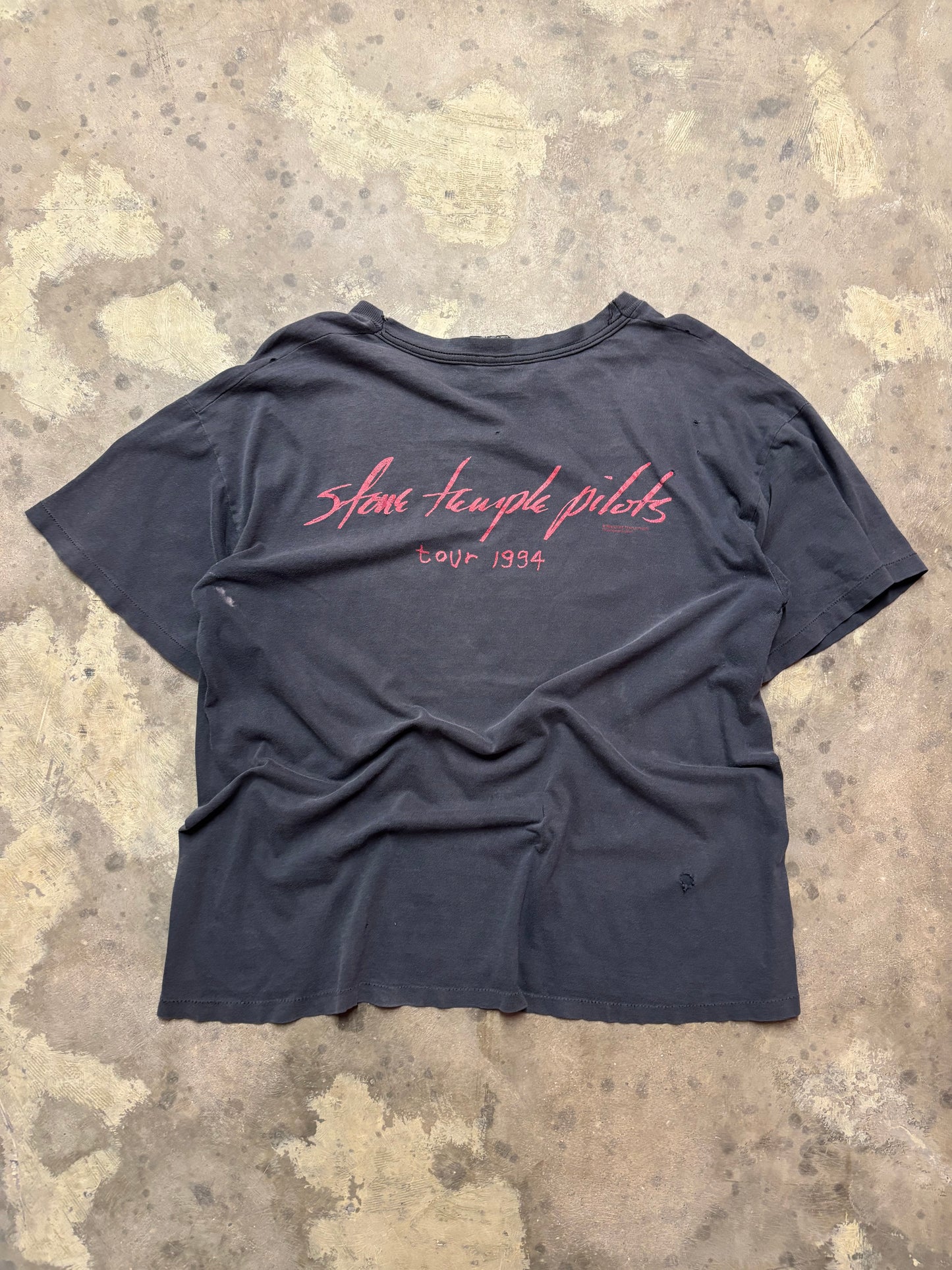 Vintage stone temple pilots 1994 tour shirt distressed XL
