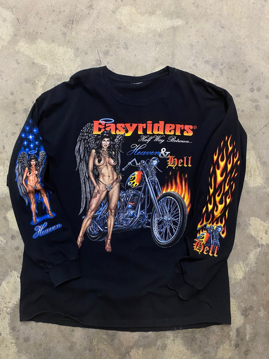 Vintage Easyriders Heaven and Hell Long sleeve size Extra large