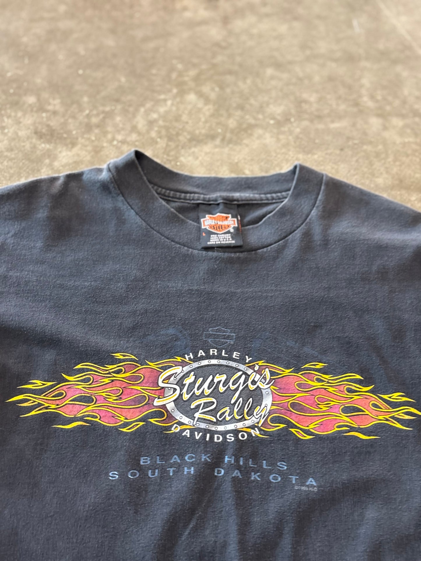 Vintage Harley Davidson Sturgis Rally long sleeve size large