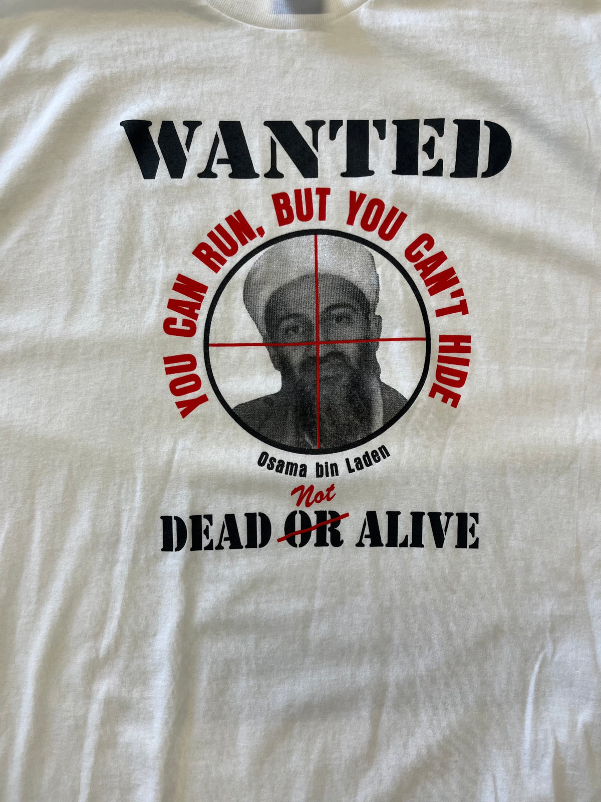 Osama bin Laden shirt size xxl