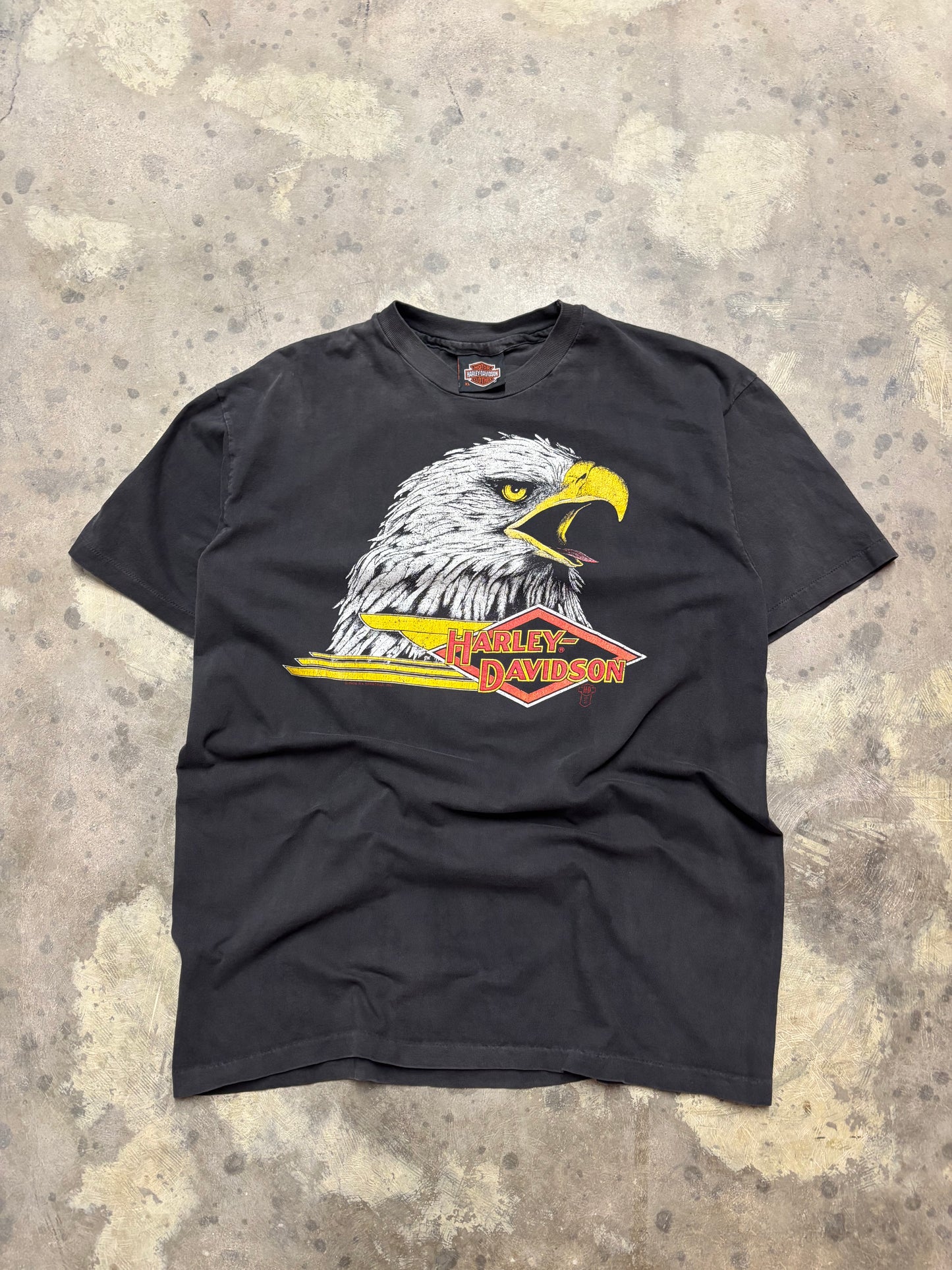 Vintage Harley Davidson screaming eagle faded shirt size extra large