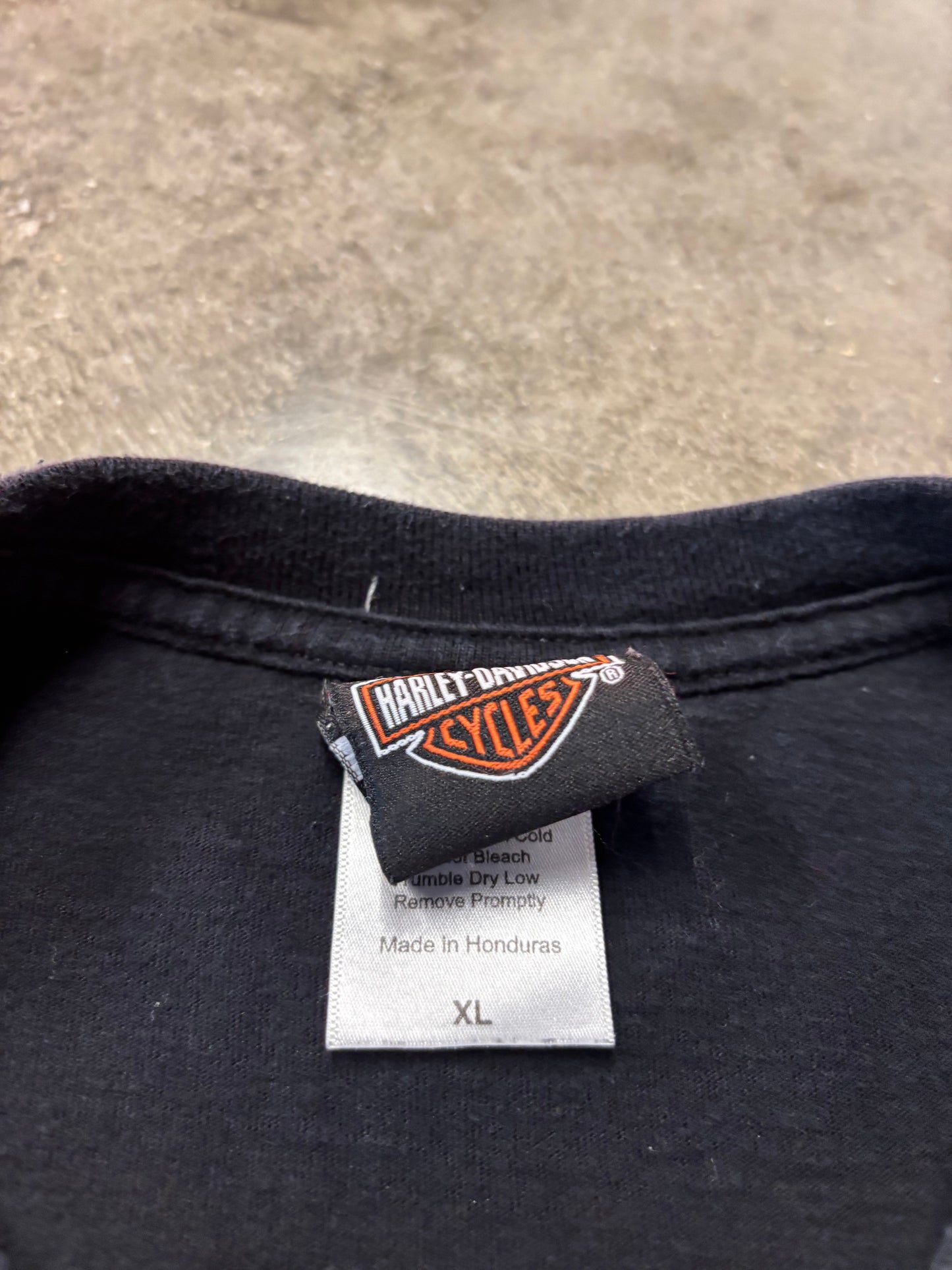 Vintage Harley Davidson Chrome Flame long sleeve size xl