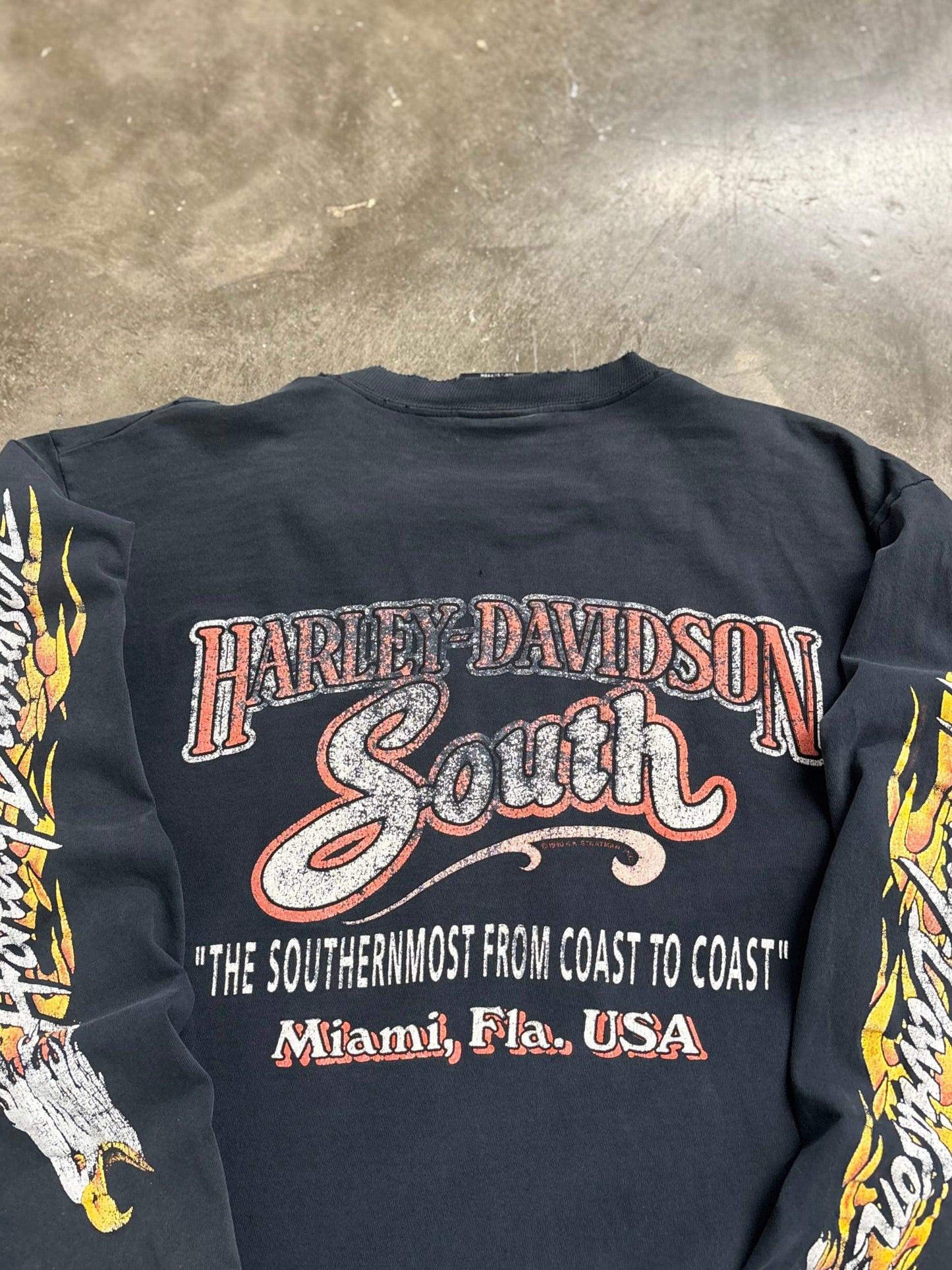 Vintage Harley Davidson grail screaming eagle long sleeve size large