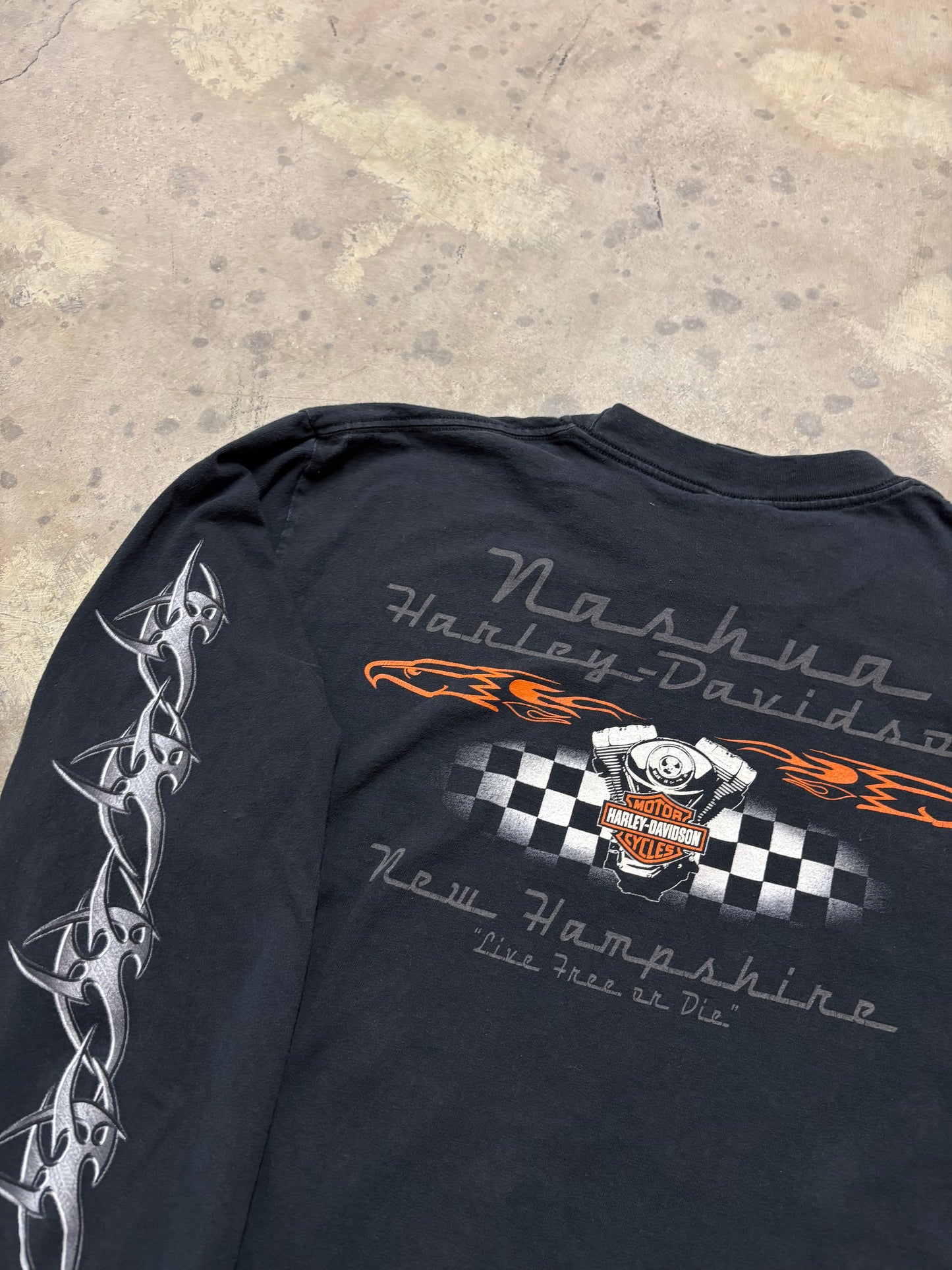 Vintage Harley Davidson steel long sleeve shirt size large