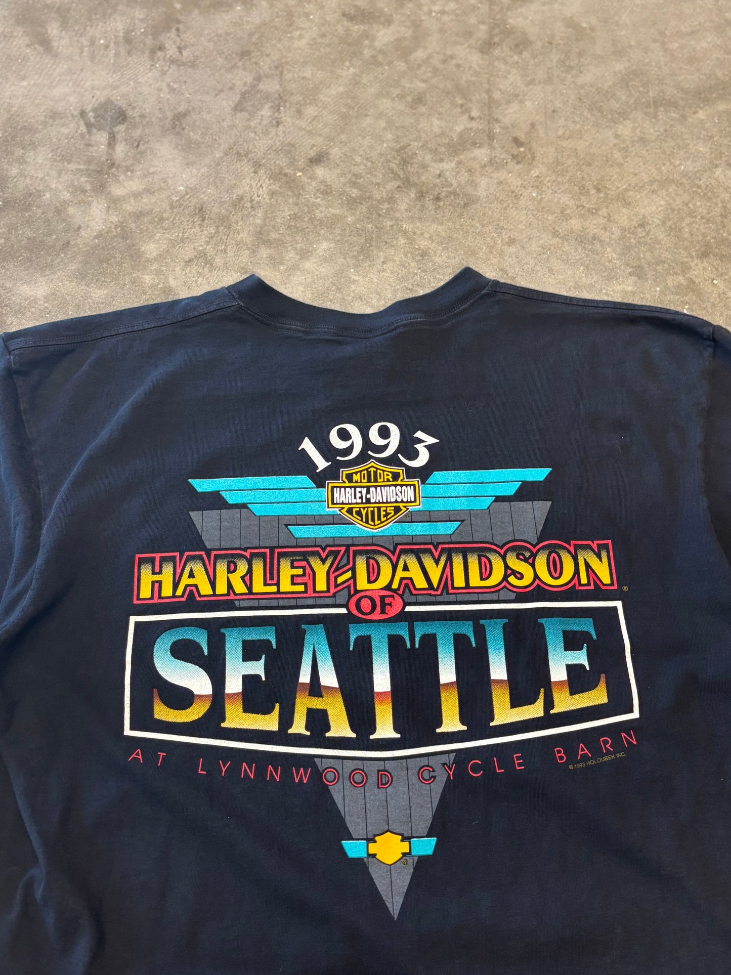 Vintage Harley Davidson Simple logo shirt size XL