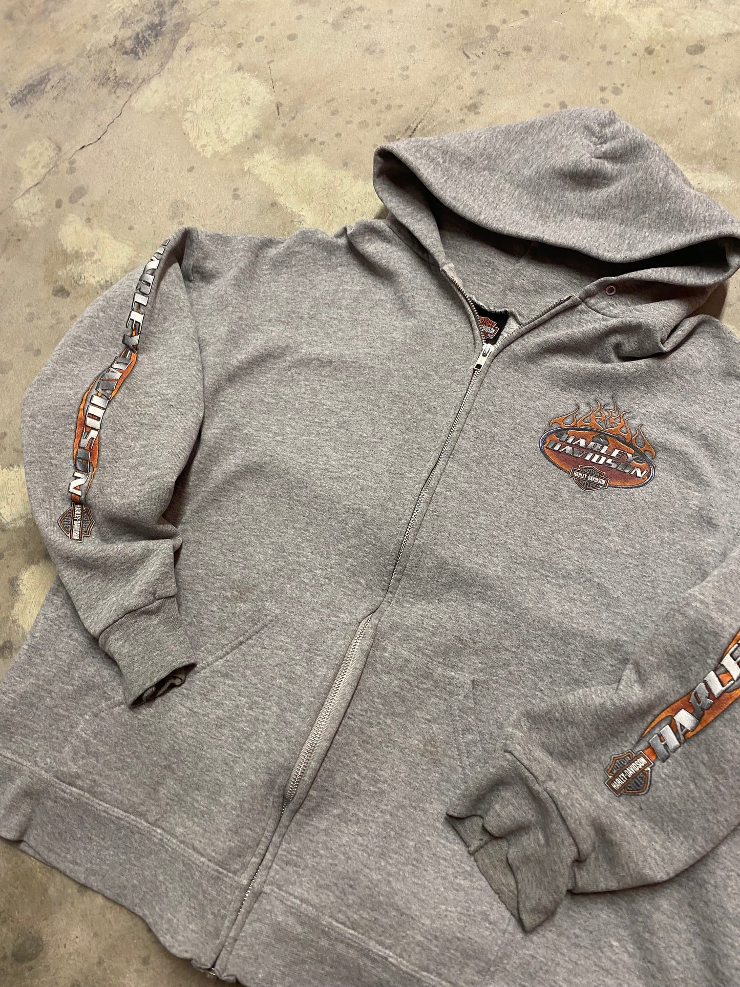 Harley Davidson Zip up hoodie size extra large