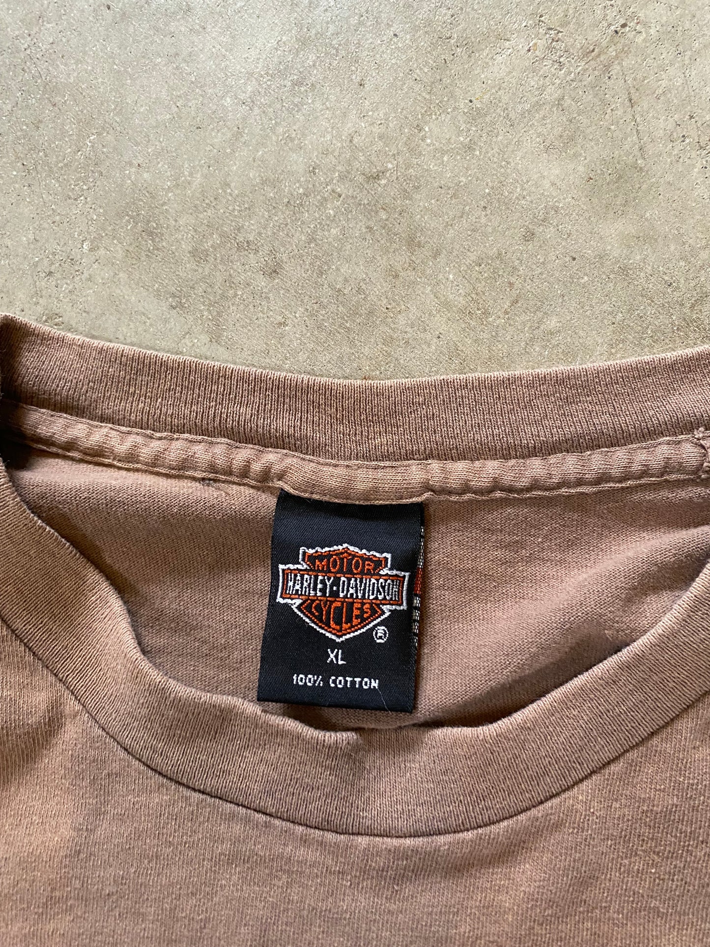 Vintage Harley Davidson Earth Tone shirt Size XL