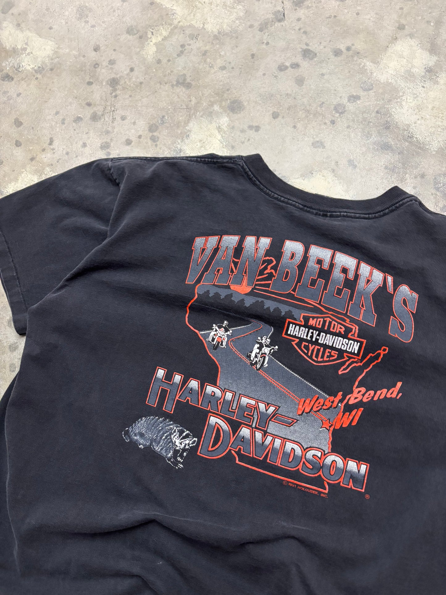 Vintage Harley Davidson Street Heat shirt size extra large