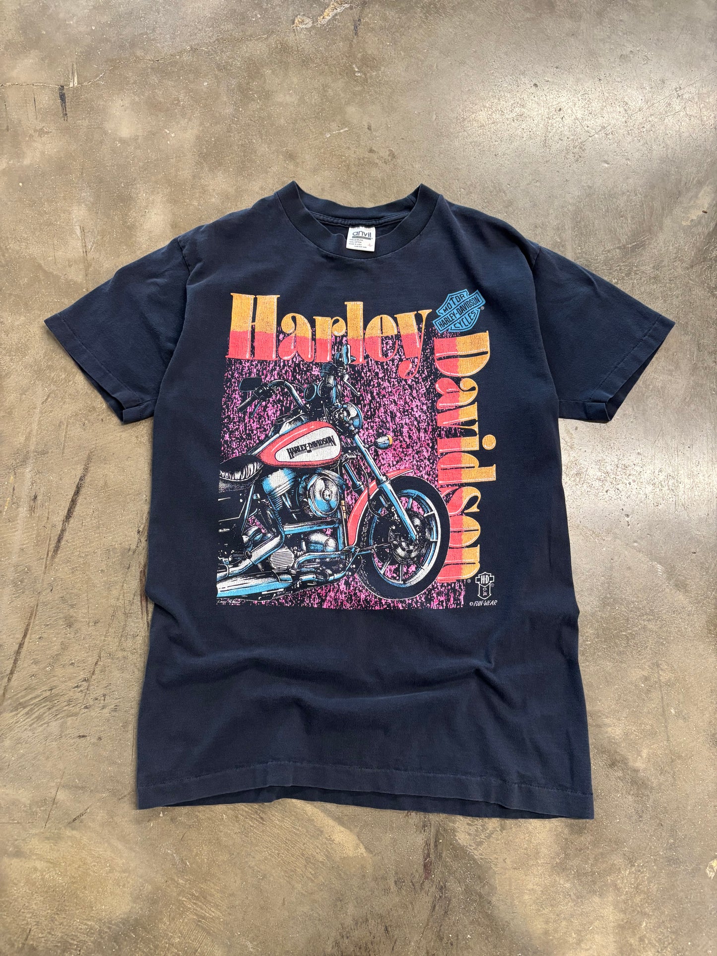 Vintage 80’s Harley Davidson Fun Wear shirt size large
