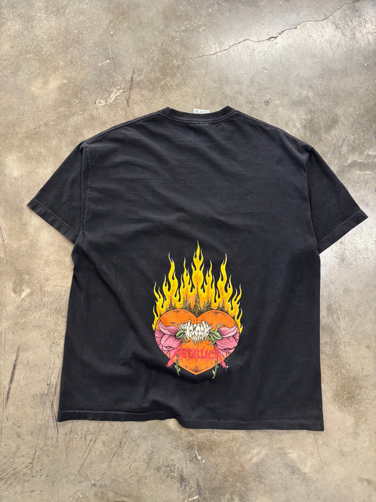 Vintage Metallica Pushead Flower shirt size xl