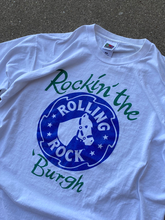 Vintage Rolling Rock Beer shirt Size XL