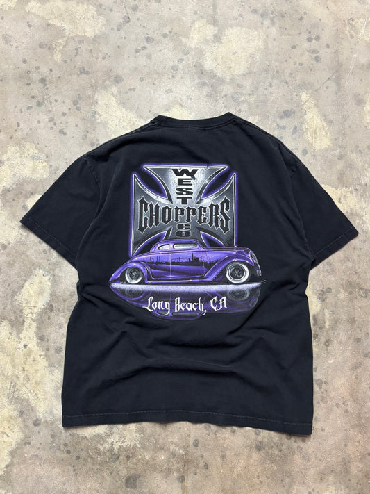 Vintage West Coast Choppers Purple shirt size XL