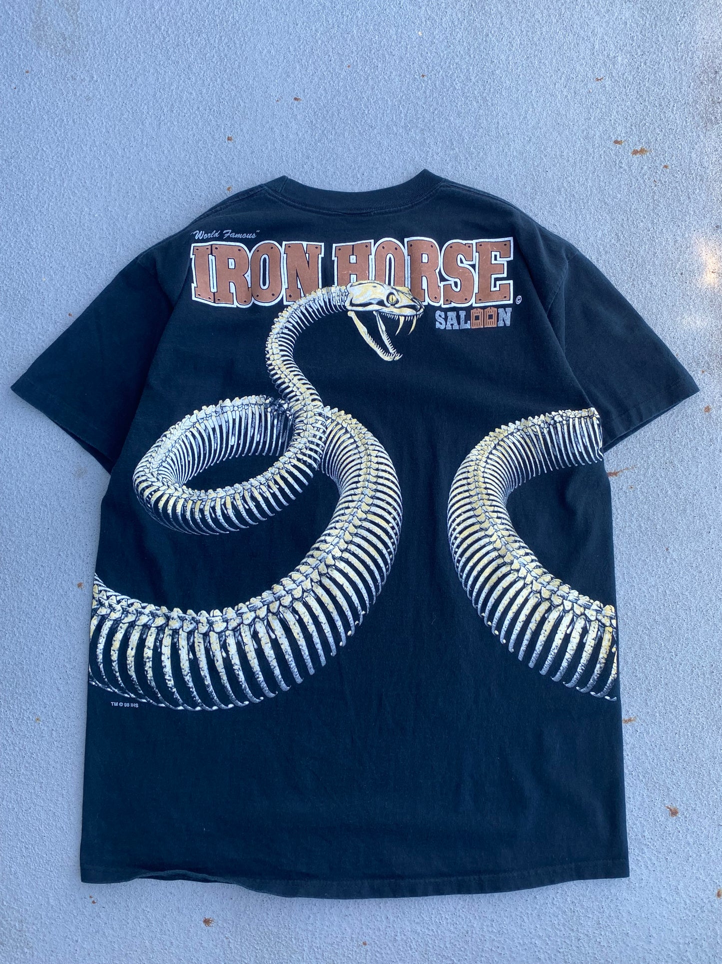 Vintage 1996 Iron Horse Saloon shirt size XL