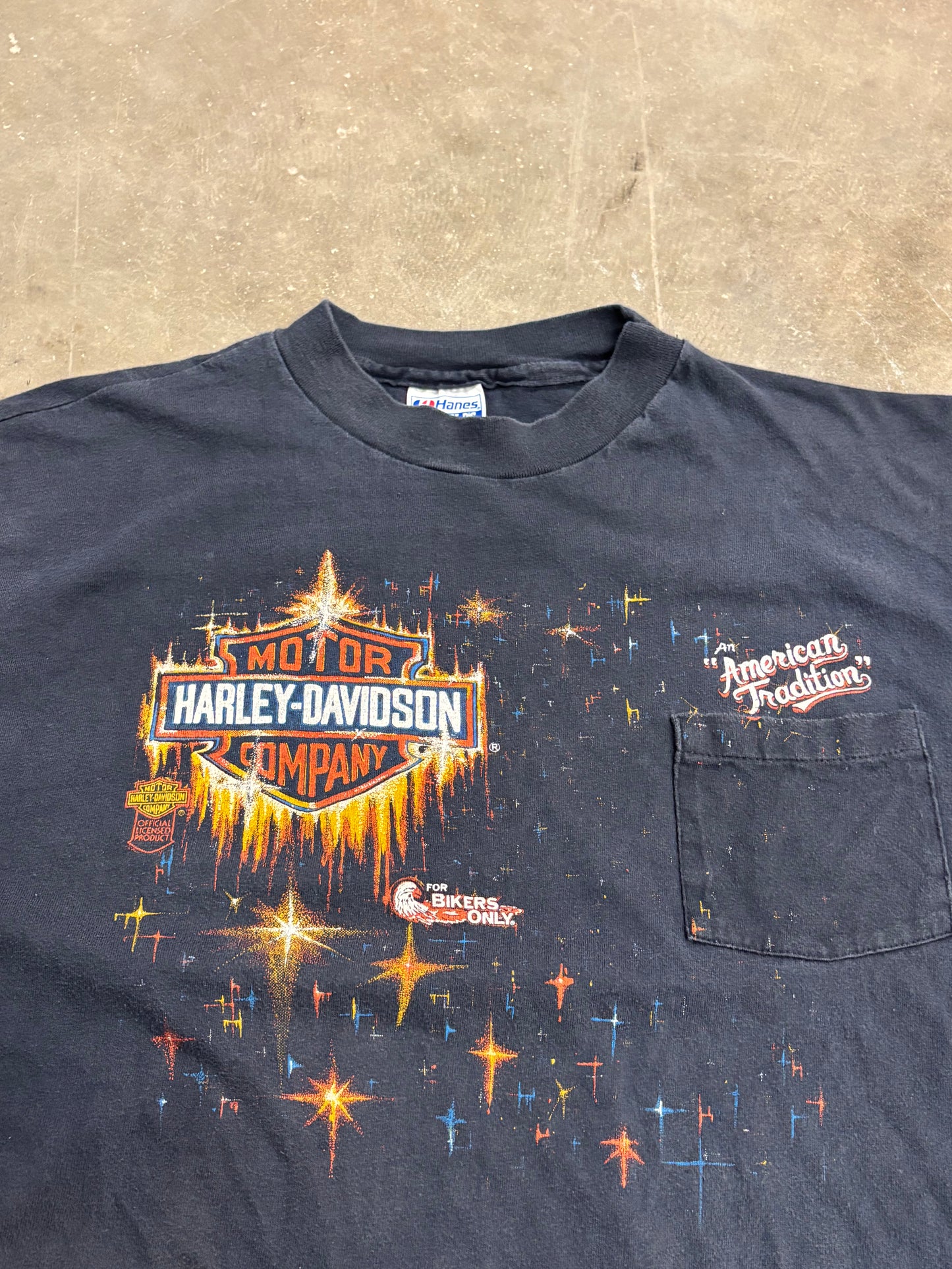 Vintage Harley Davidson sparkle shirt size xl
