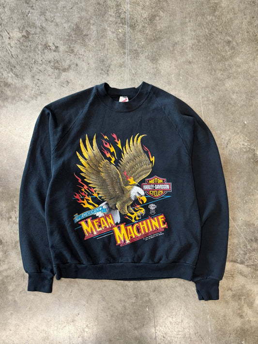 Vintage Harley Davidson Mean Machine sweatshirt size XL