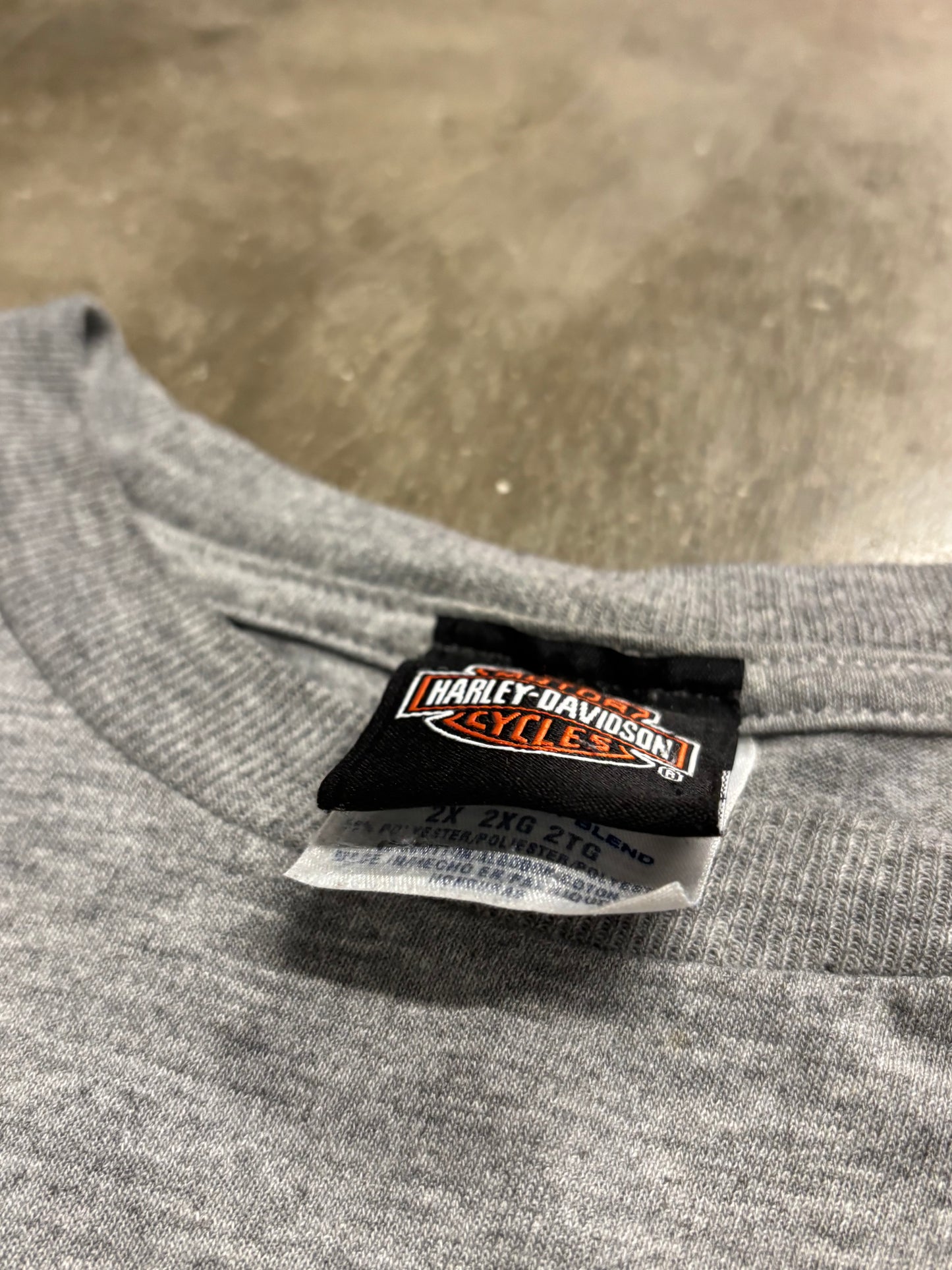 Vintage Harley Davidson screaming eagle rising flame long sleeve size xl
