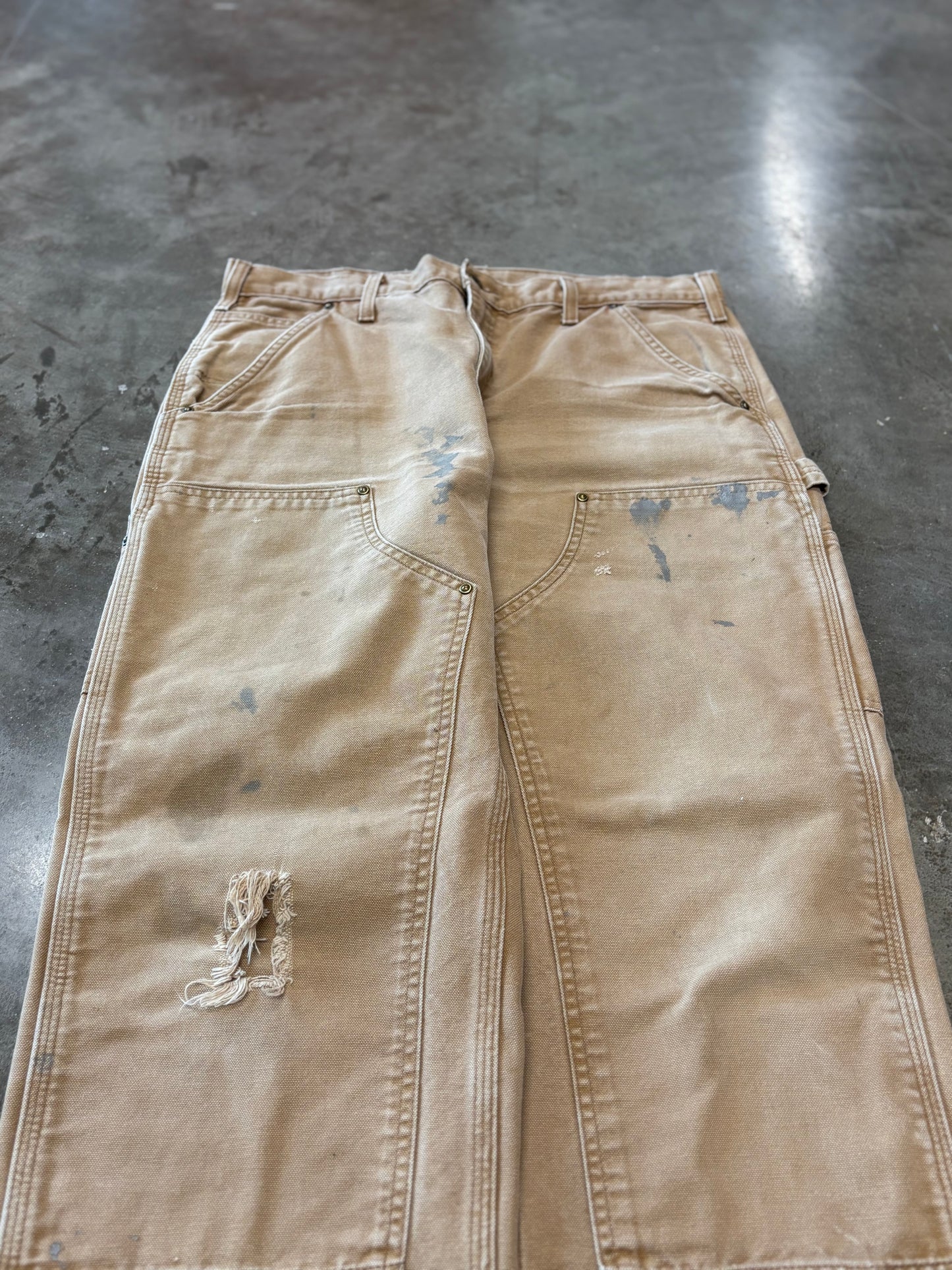 Tan carhartt double knees