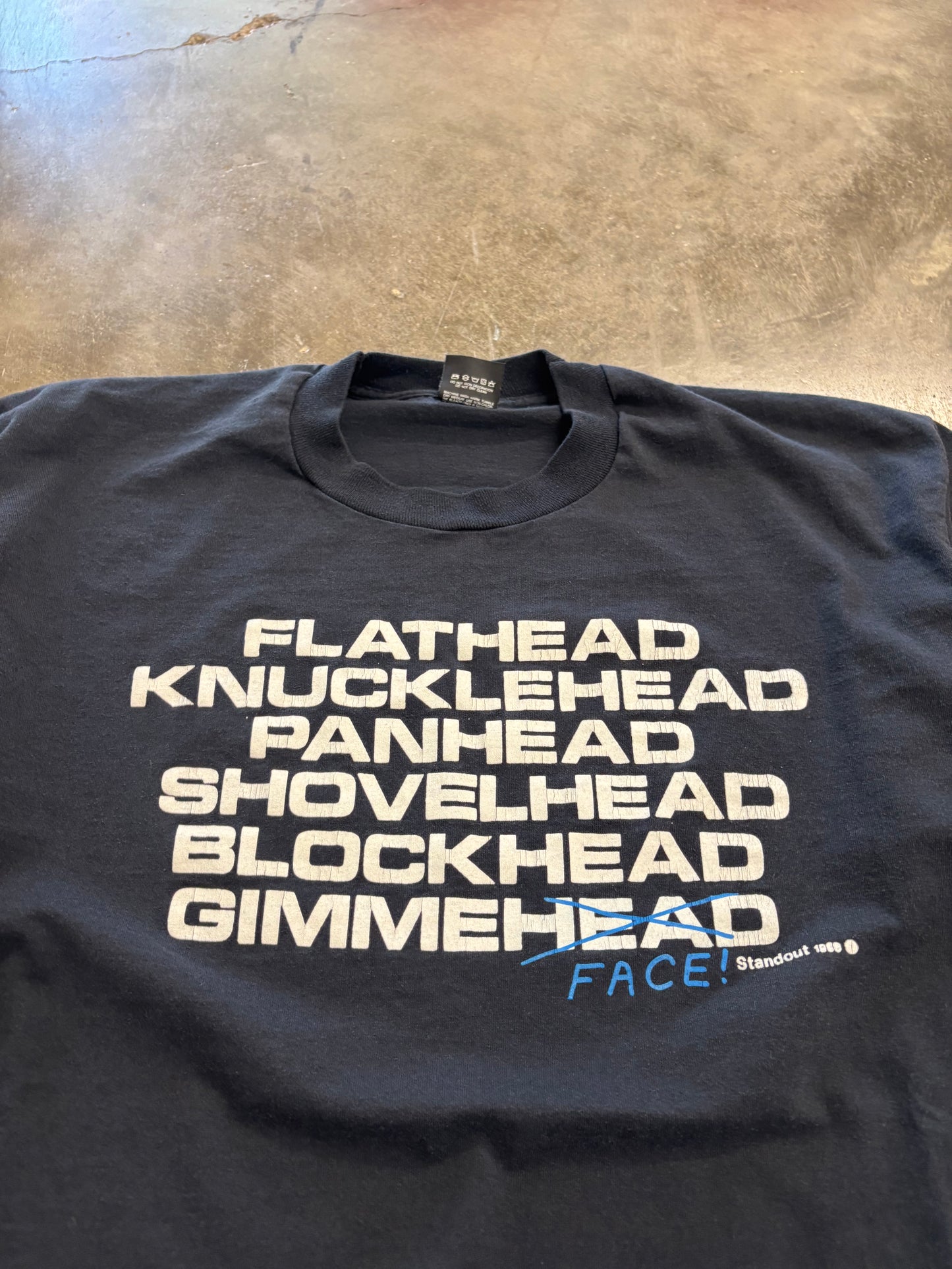 Vintage 80’s Harley Davidson Gimme Head shirt size XL