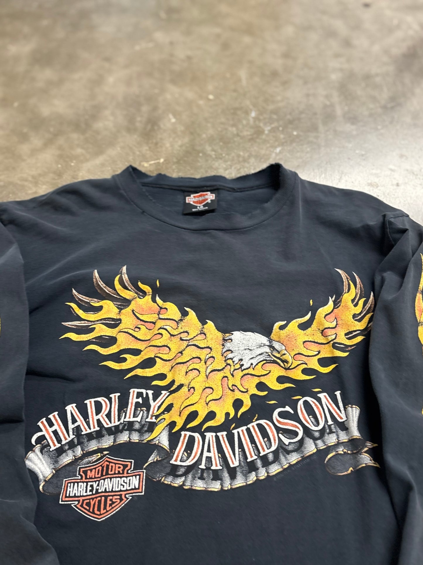 Vintage Harley Davidson grail screaming eagle long sleeve size large