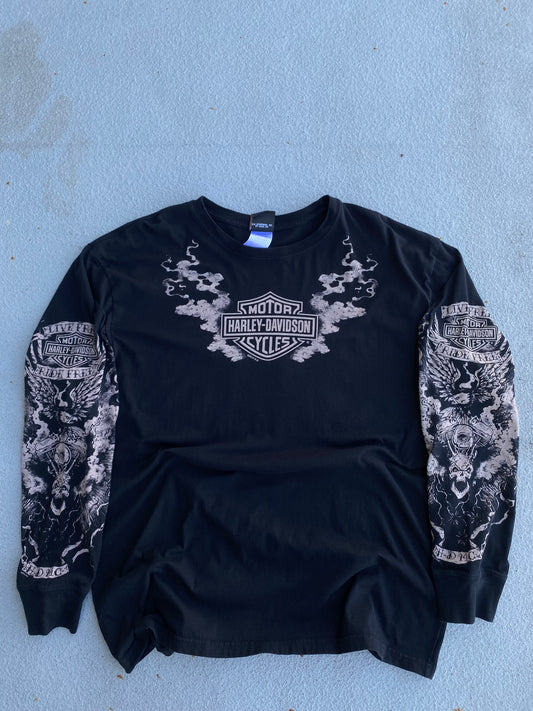 Harley Davidson Tattoo Long Sleeve size XL