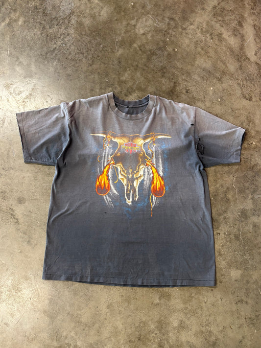 Vintage Harley Davidson Faded out steer tears size xl