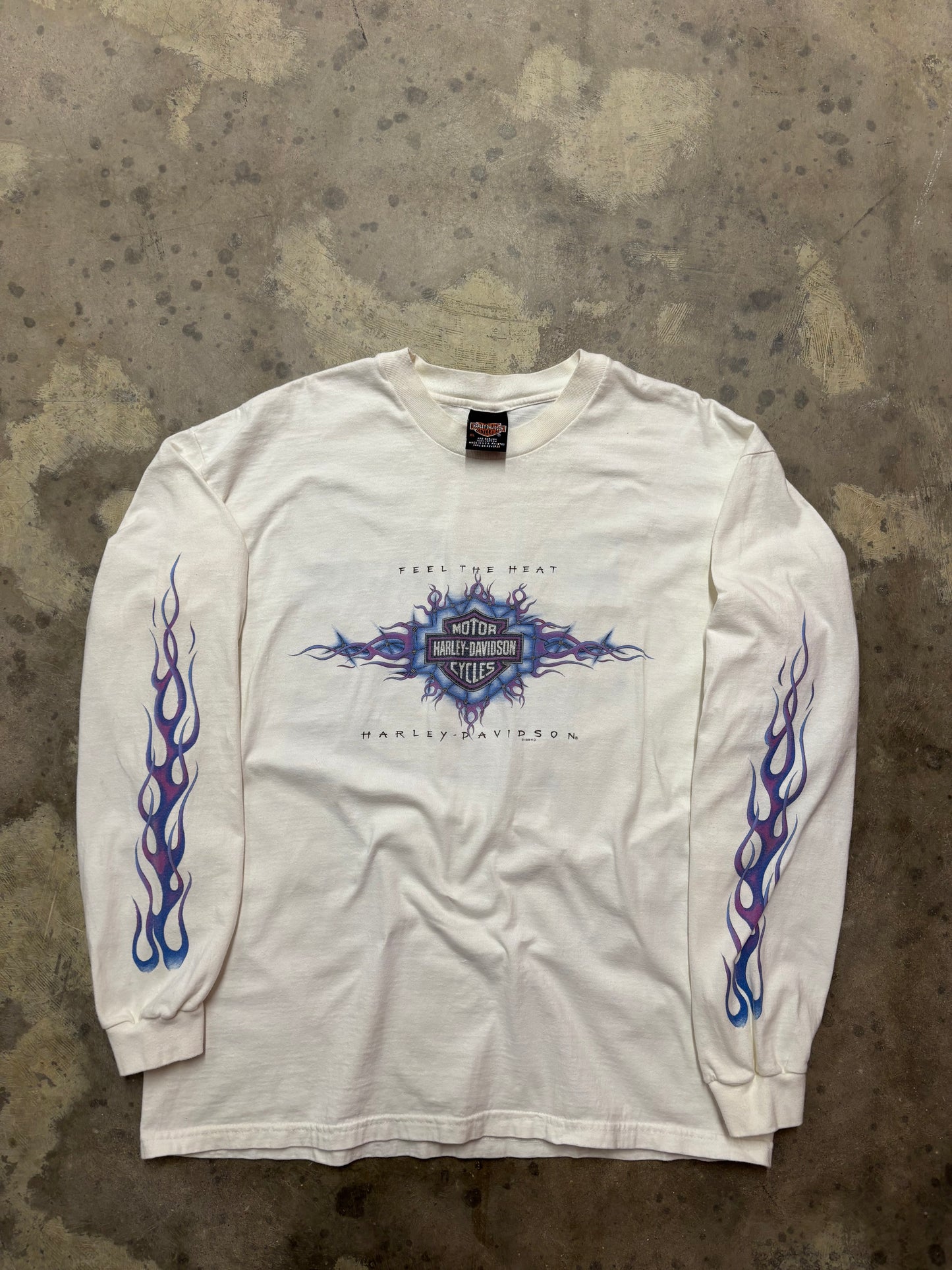 Vintage Harley Davidson Feel the heat long sleeve size extra large