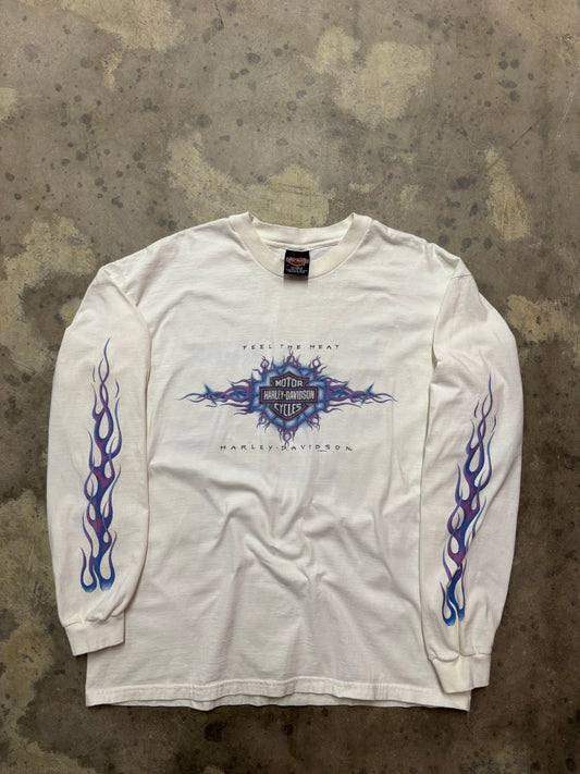 Vintage Harley Davidson Feel the heat long sleeve size extra large