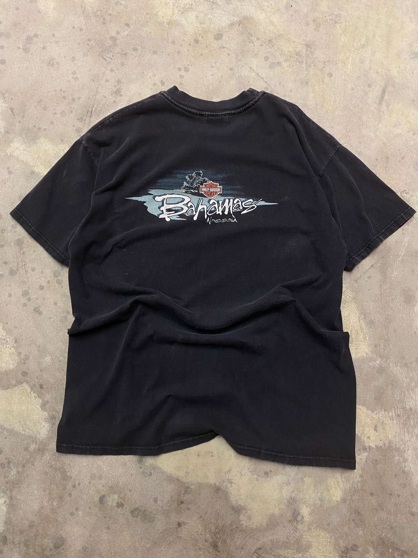 Vintage Harley Davidson Blue shield shirt size extra large