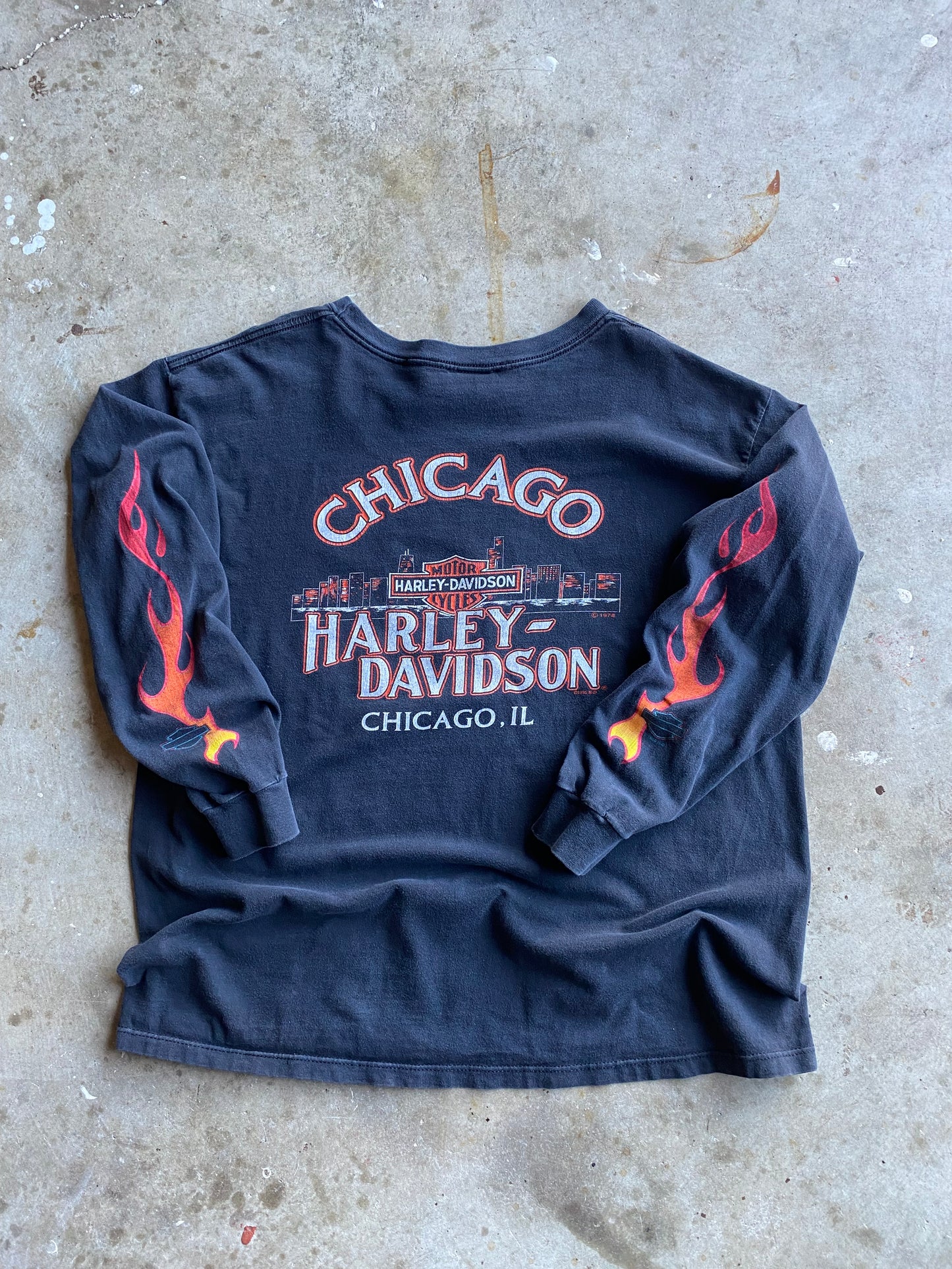 Vintage 90’s Harley Davidson The Big Rey long sleeve shirt size extra large