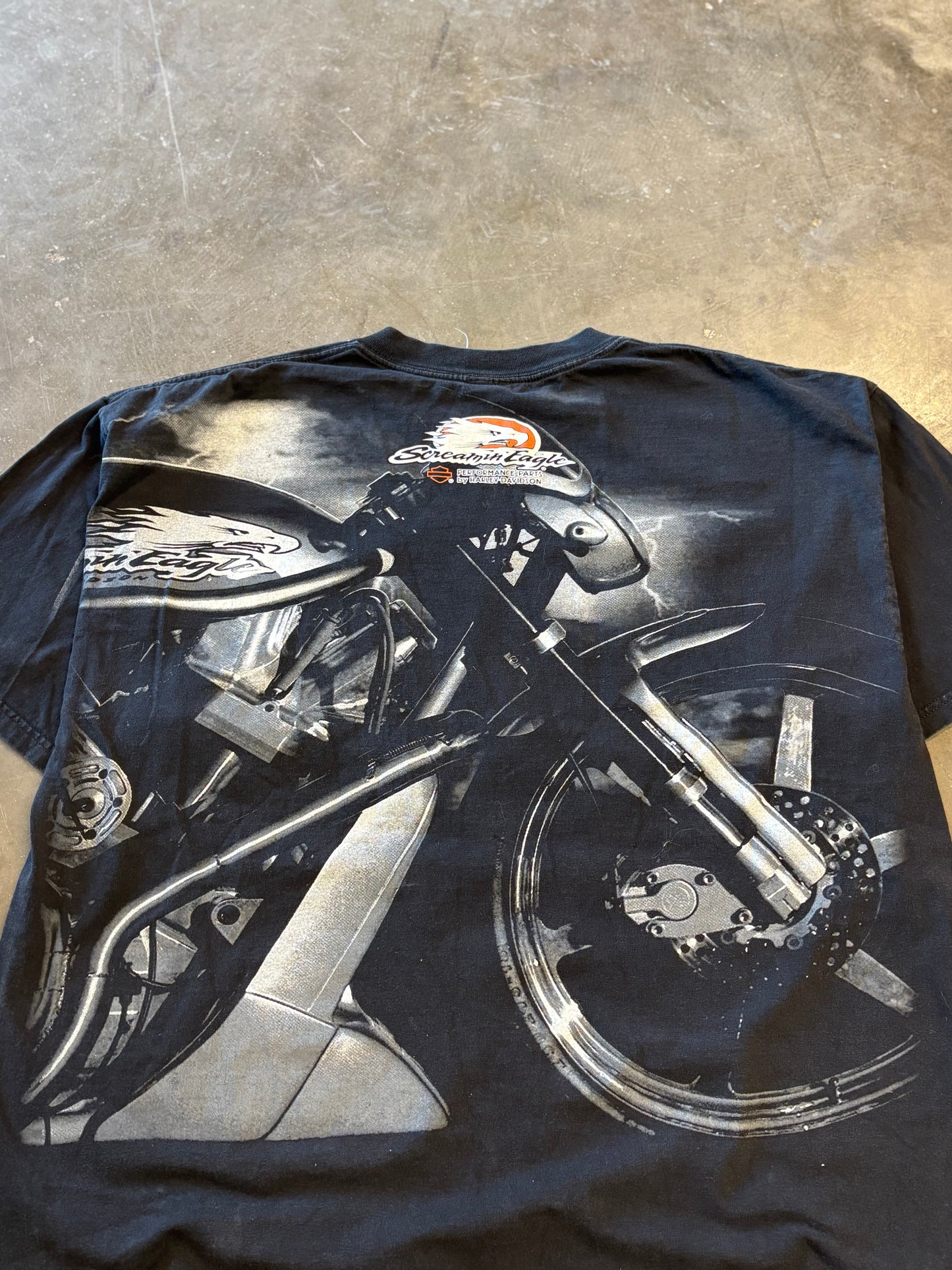 Vintage Harley Davidson Screamin Eagle AOP size xxl