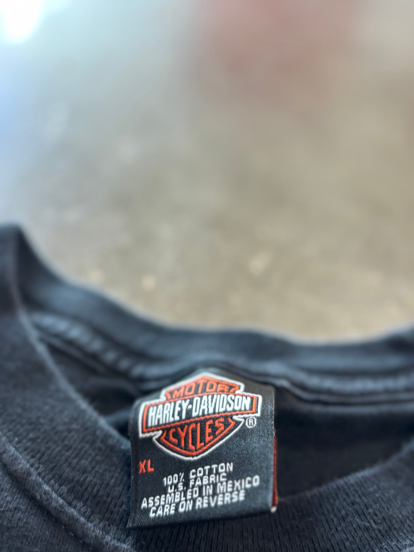 Vintage Harley Davidson who let the hogs out shirt size xl