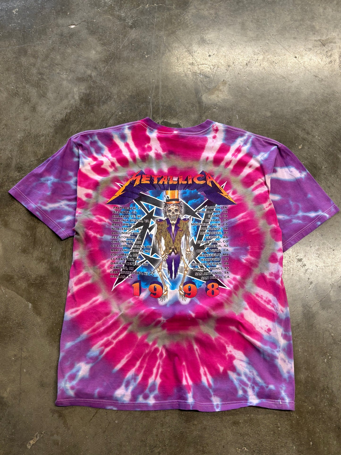 Vintage Metallica Pushead Parking lot shirt size xl