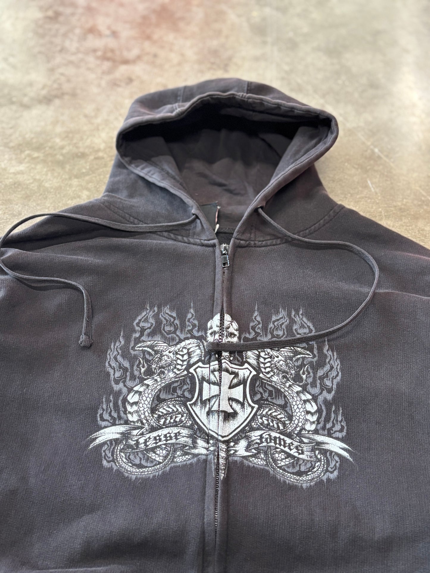 Vintage west coast choppers zip up hoodie size XL